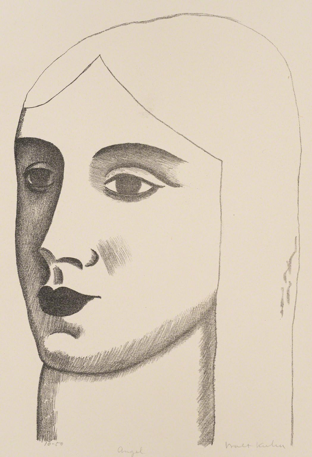 Walt Kuhn, Angel, 1950.