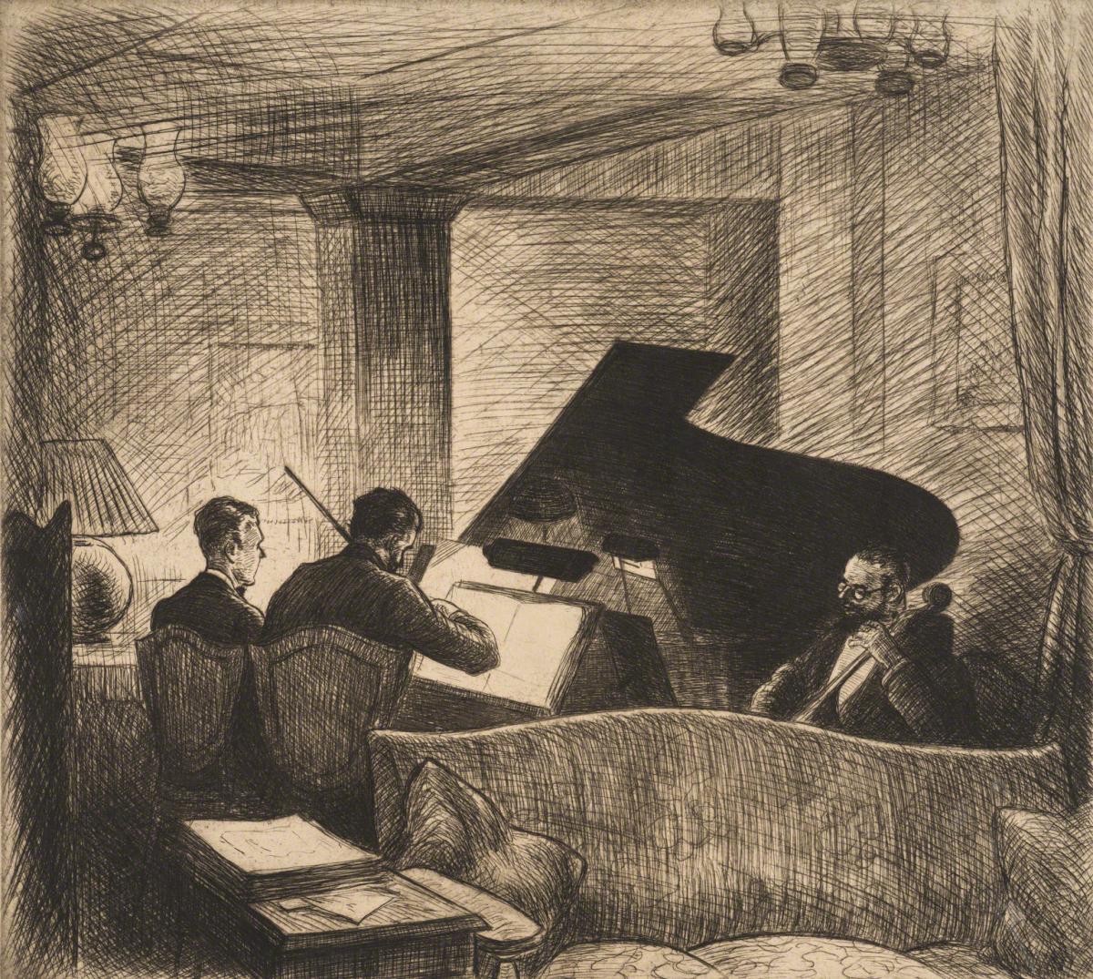 Grant Reynard, Music Trio (Piano, Violin and Cello), not dated.