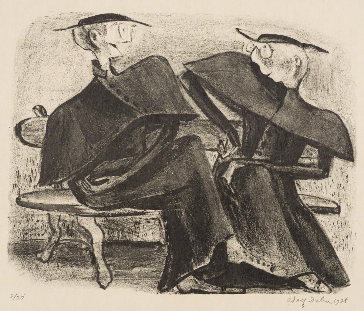 Adolf Dehn, A Little Joke, 1928.