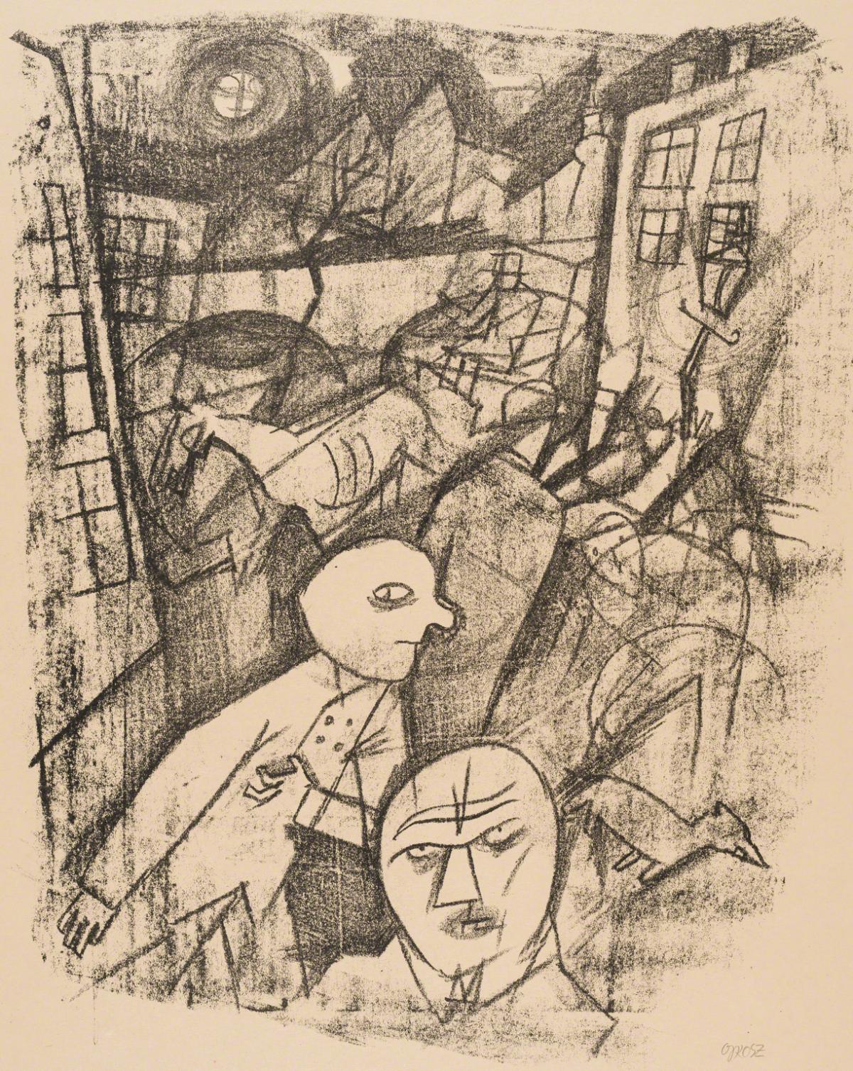 George Grosz, City Scene, not dated.