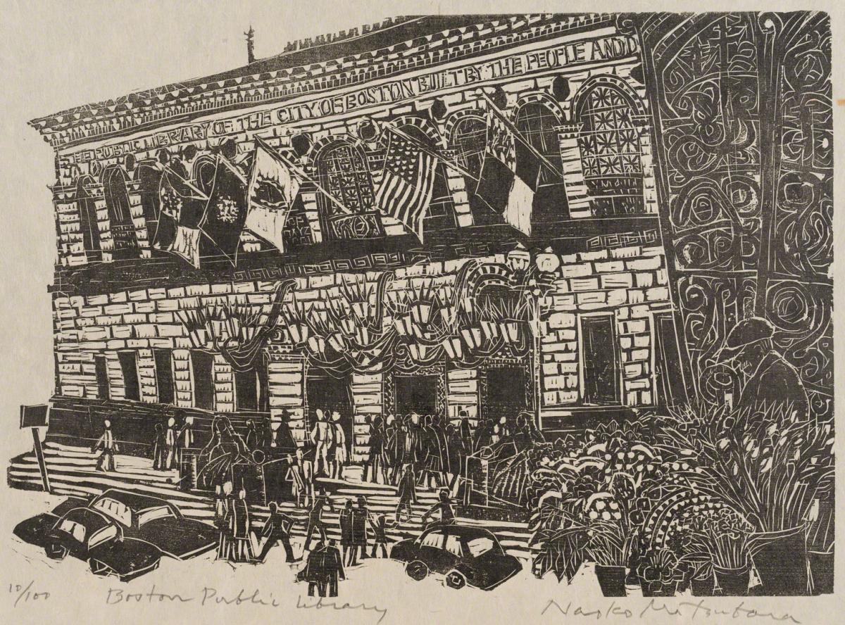 Nasko Mitsubara, Boston Public Library, not dated.