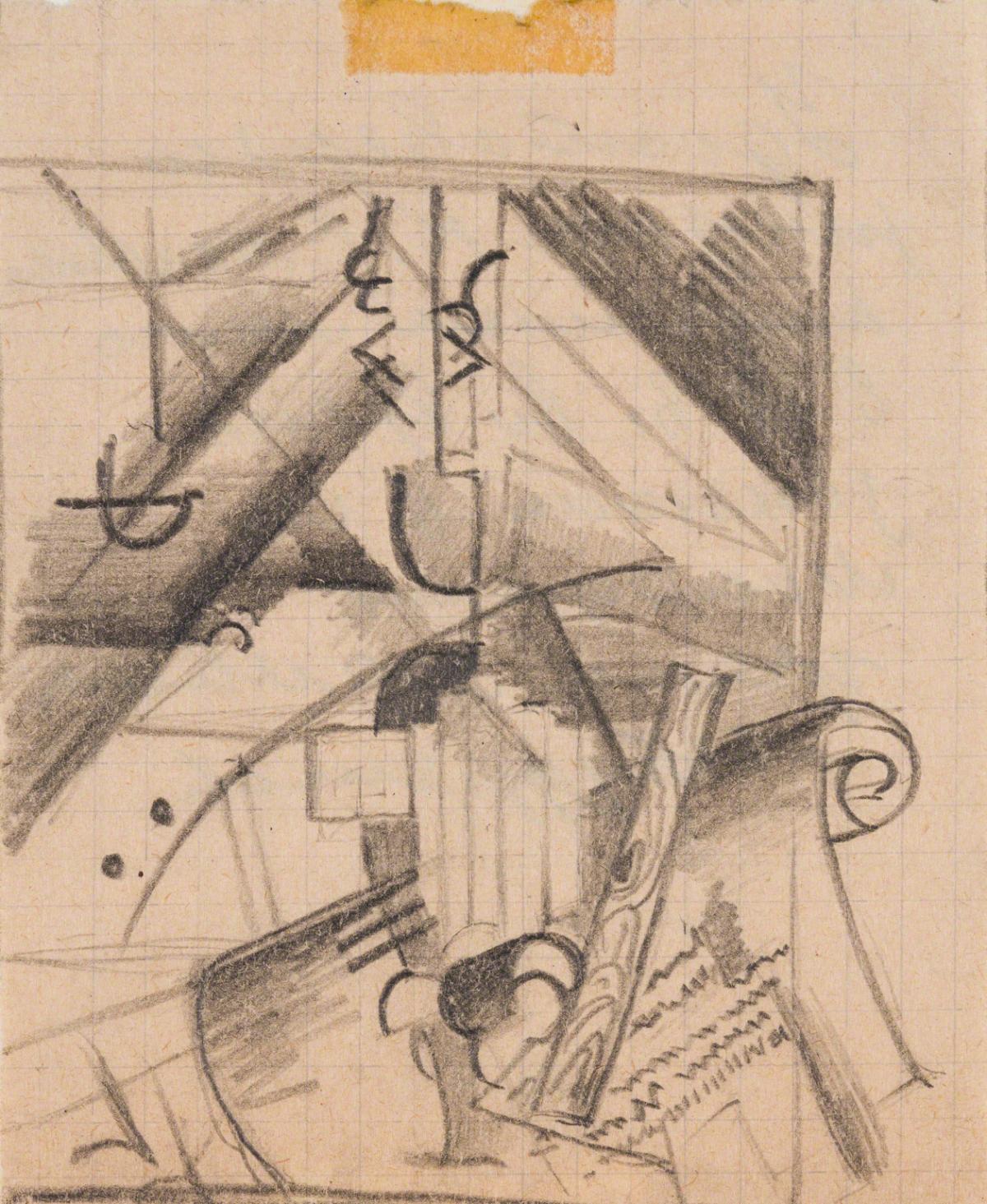Kazimir Malevich, Untitled Abstraction, c. 1918.