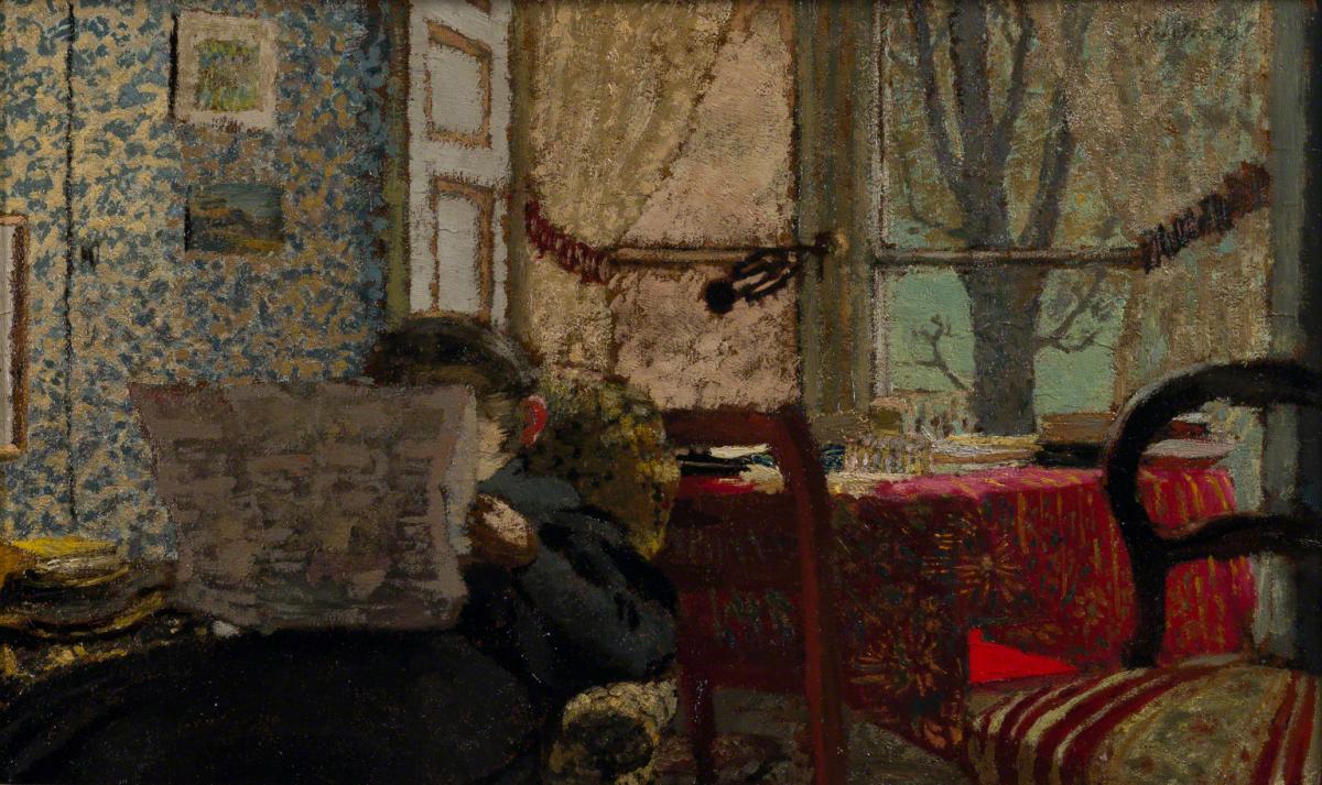 Edouard Vuillard, The Newspaper, between 1896 and 1898.