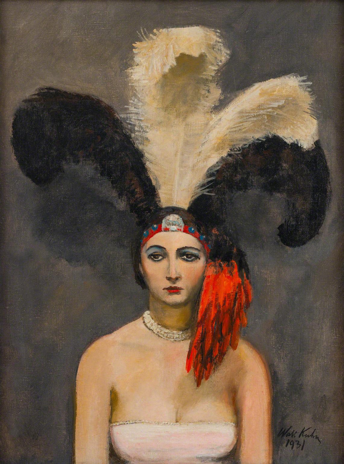 Walt Kuhn, Plumes, 1931.
