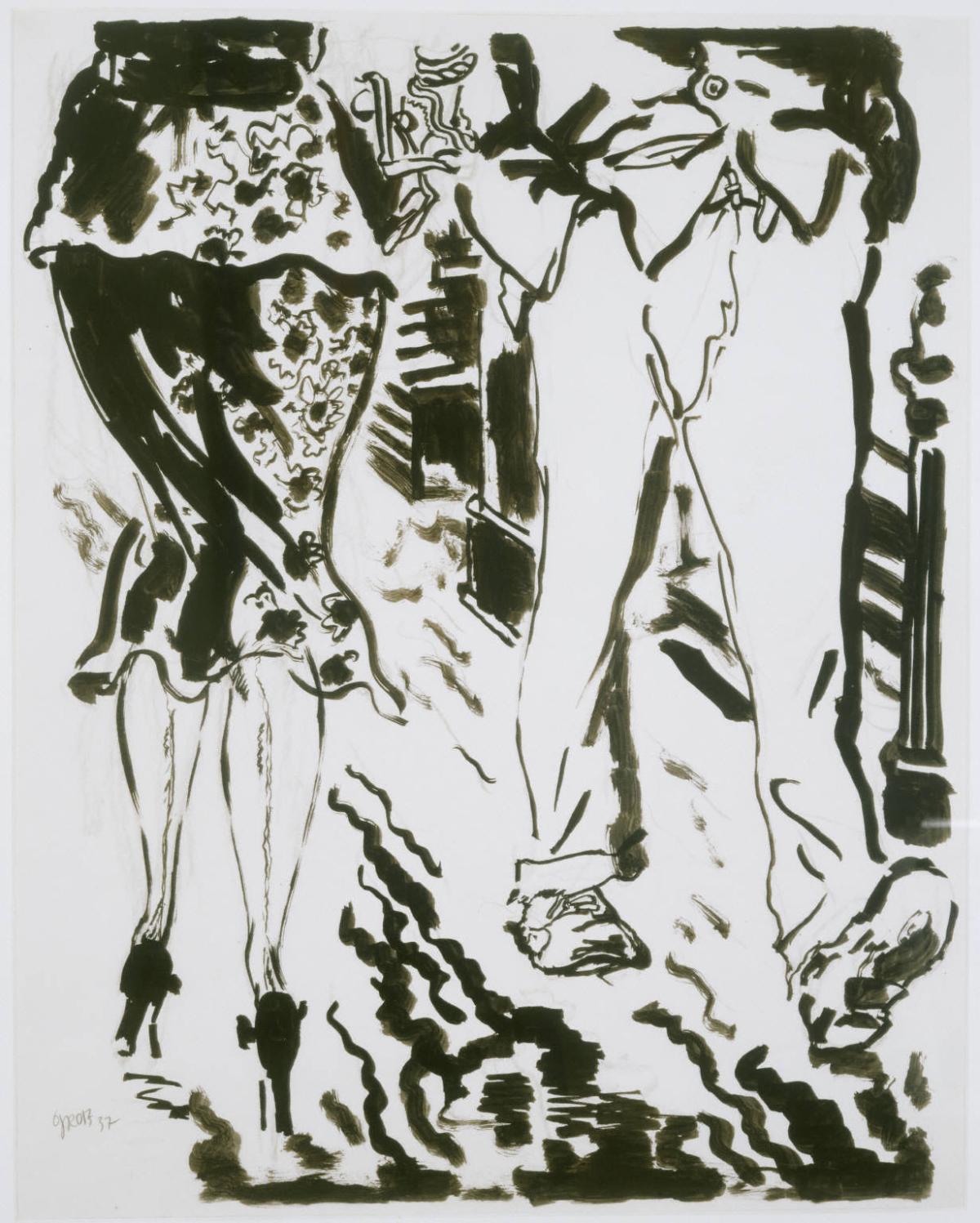 George Grosz, Every Opportunity, 1937.