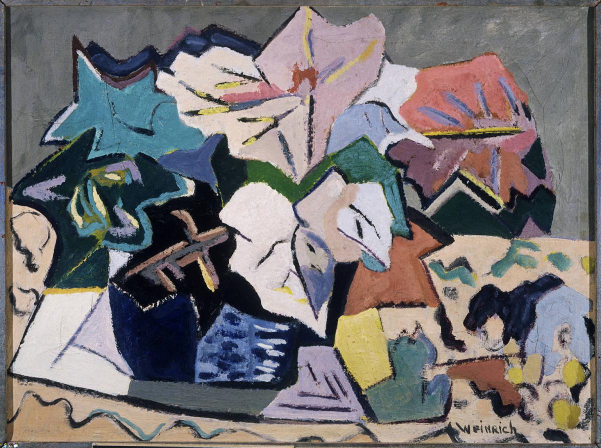 Agnes Weinrich, Still Life with Leaves, c. 1930.