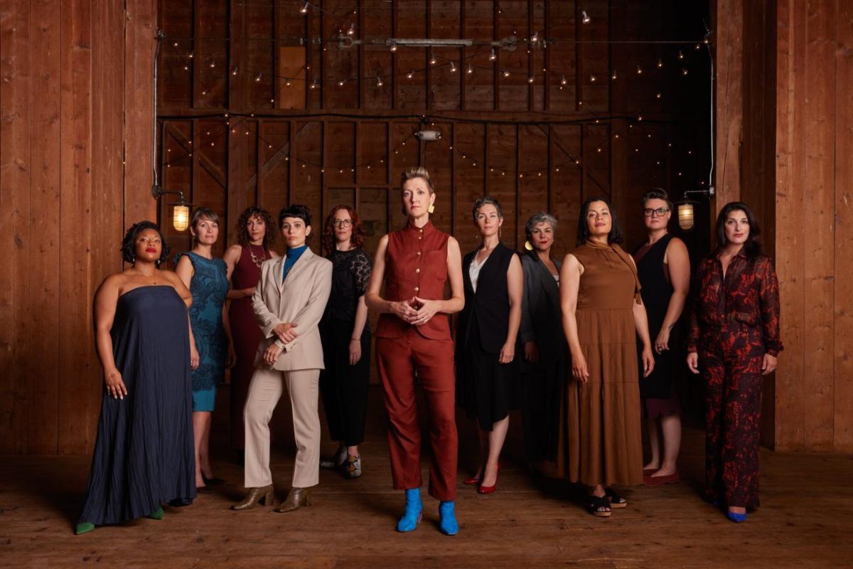 Lorelai Ensemble standing facing camera