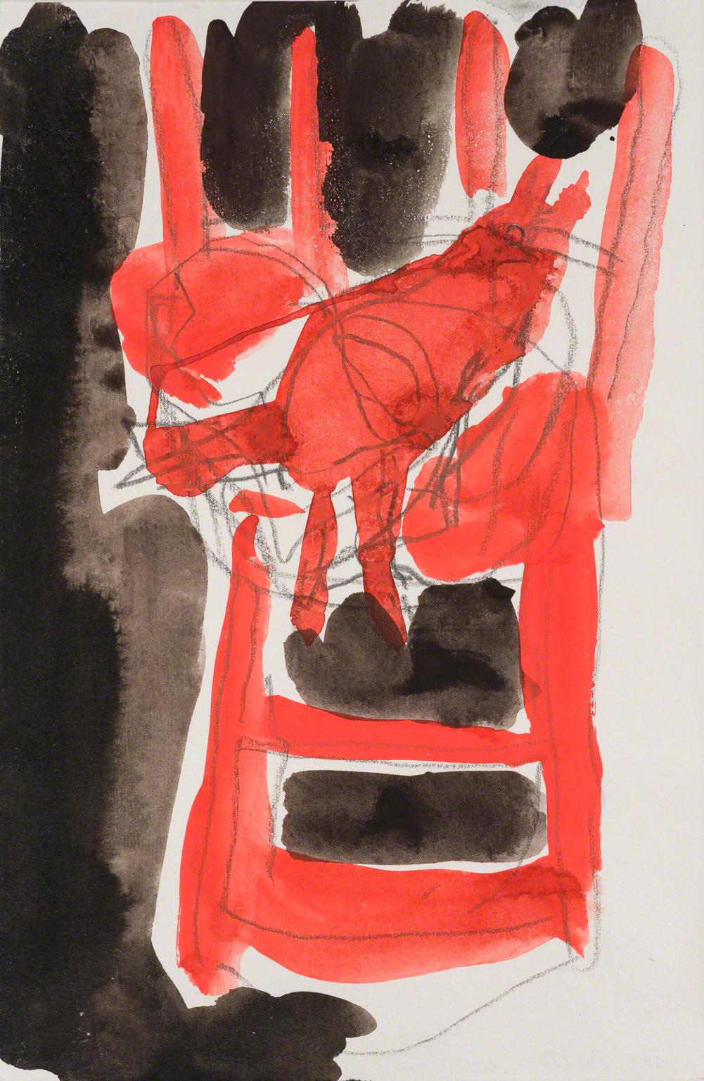 Georg Baselitz, La sedia di Paolo, 1988.