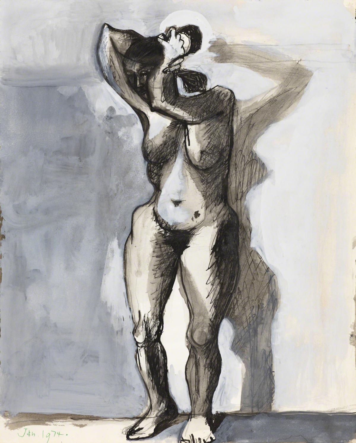 Frank Lobdell, Figure Drawing Series No. 30, 1974.