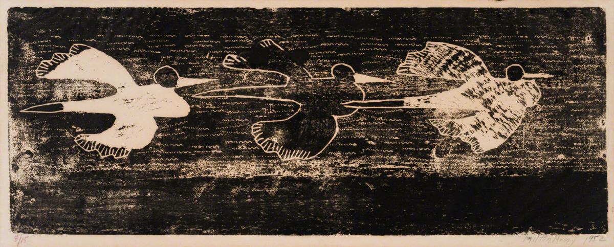 Milton Avery, Three Birds, 1952.