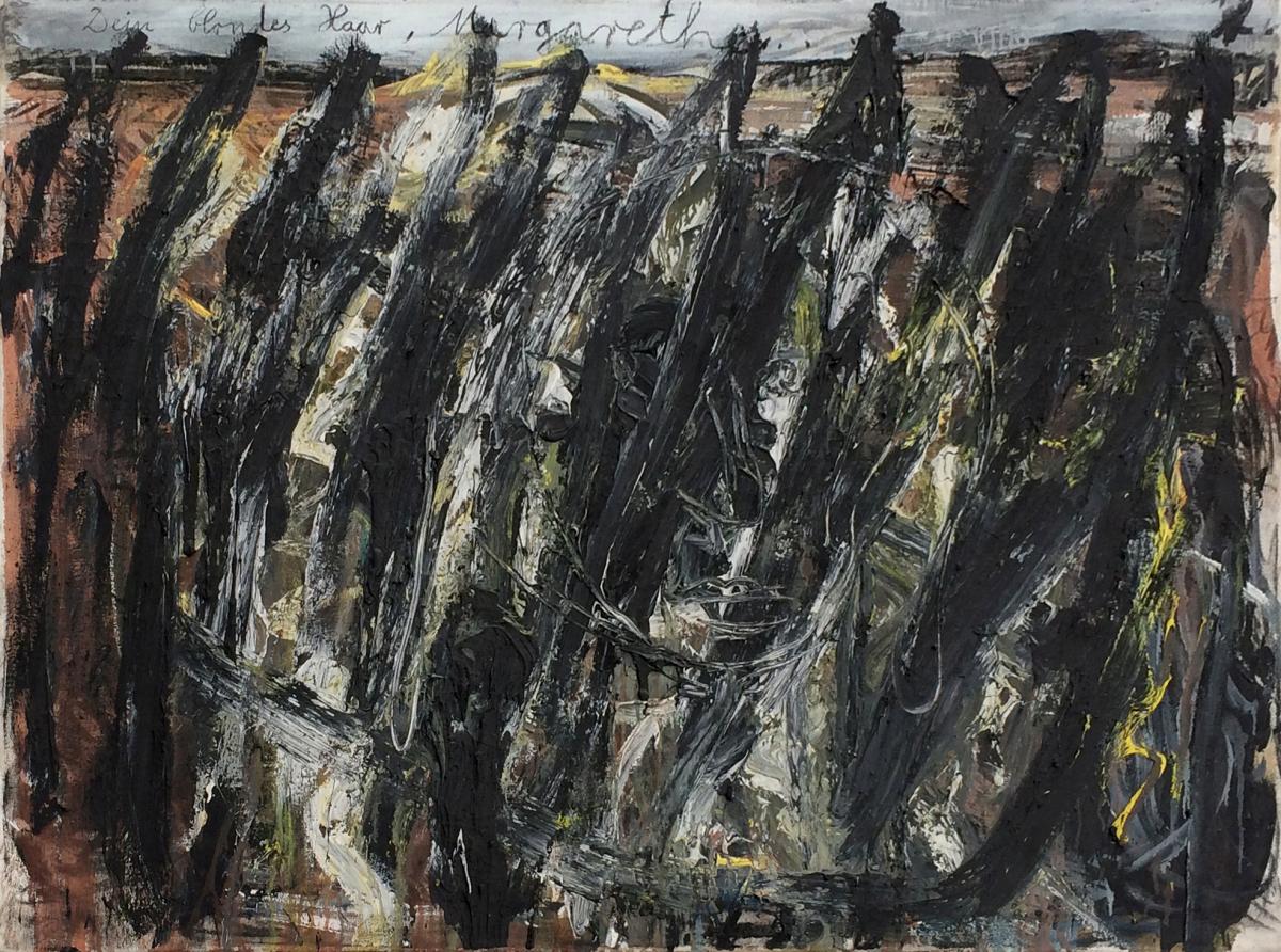 Anselm Kiefer, Dein blondes Haar, Margarete, 1981