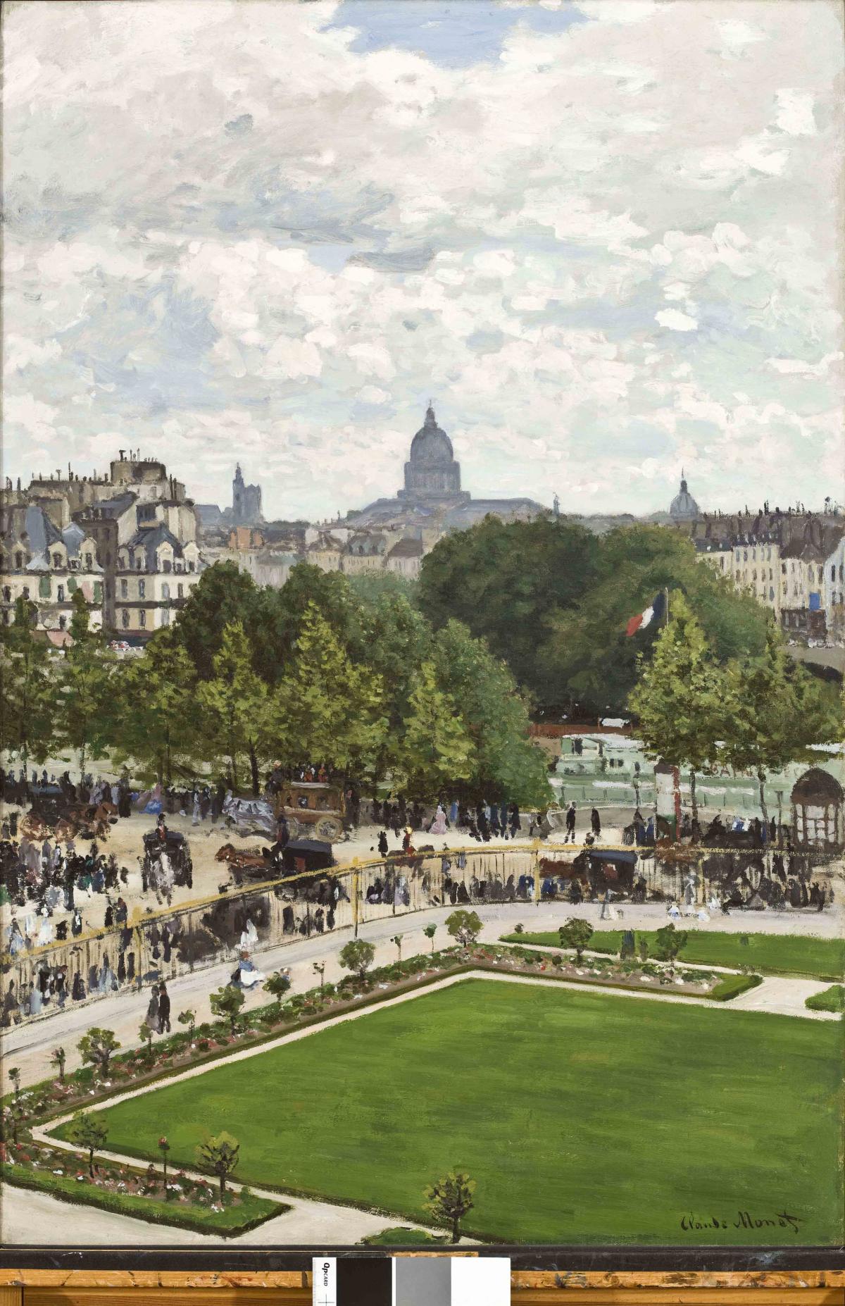 Claude Monet, Garden of the Princess, 1867 Claude Monet, Garden of the Princess, 1867