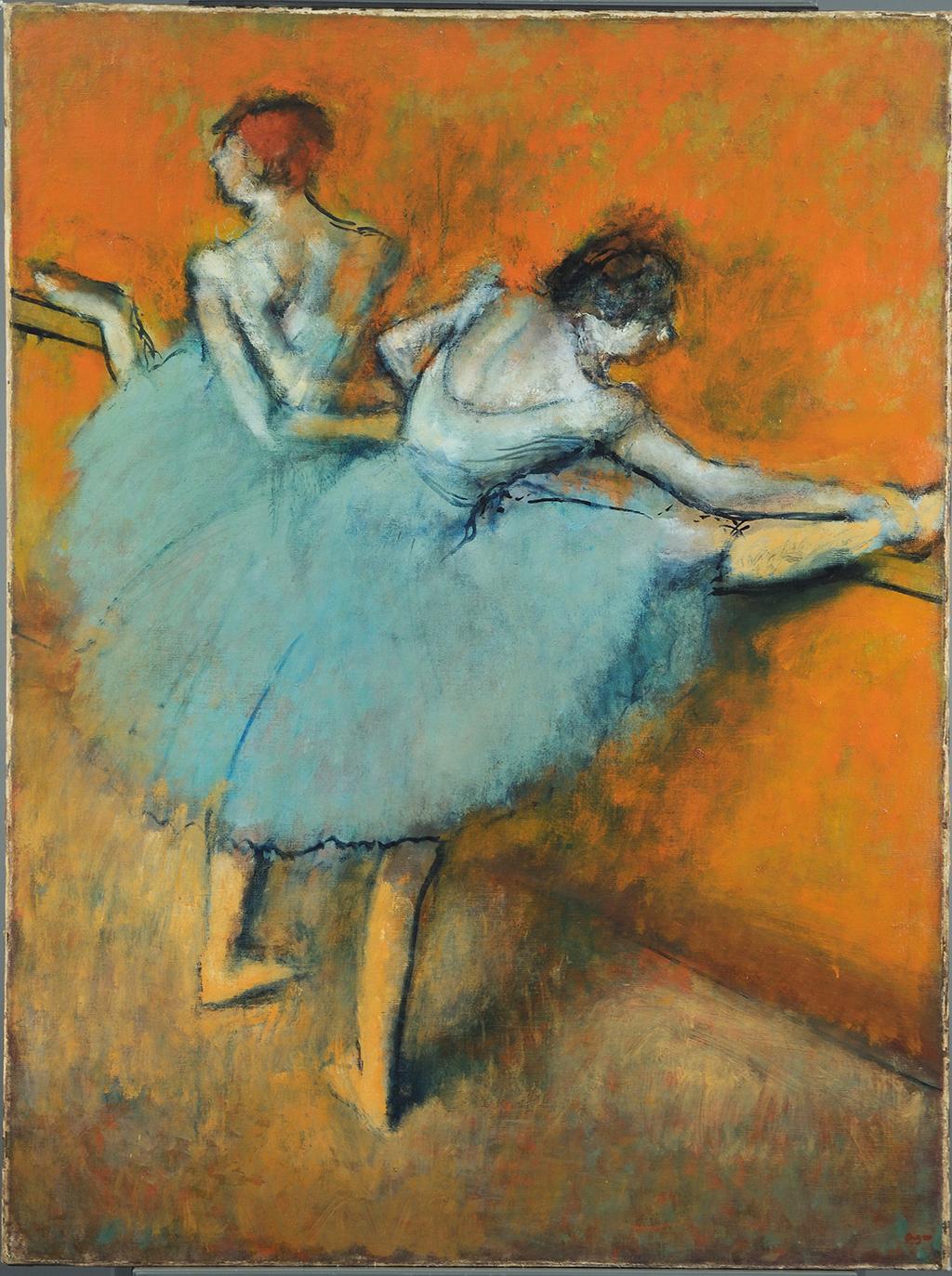 Edgar Degas, Dancers at the Barre, early 1880s-c. 1900