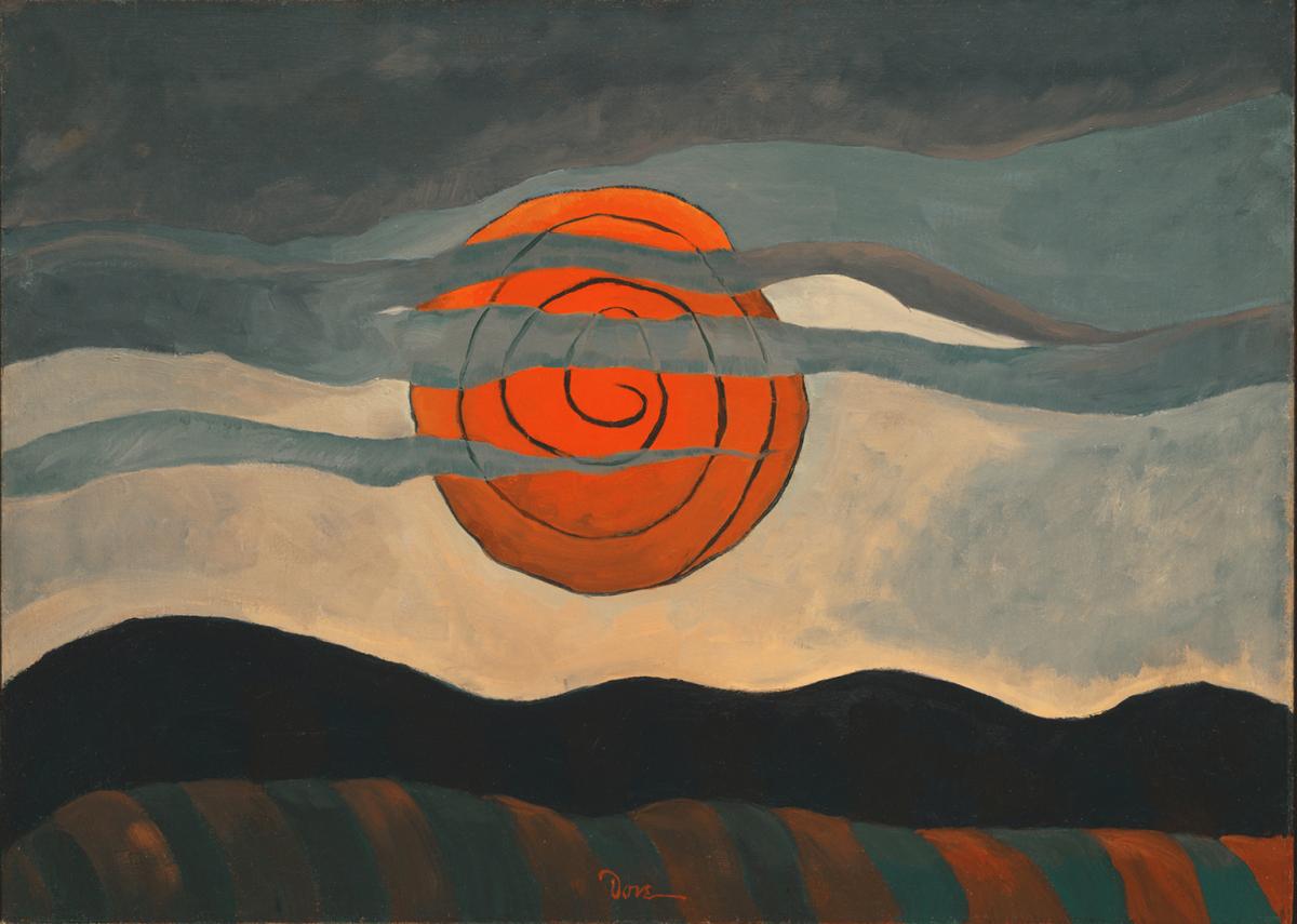 Arthur Dove, Red Sun, 1935