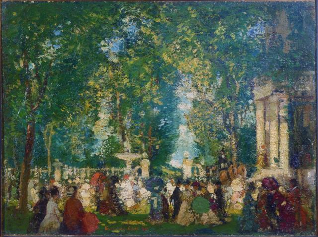 油彩画【garden party】 4号 The Garden Party | The Phillips Collection