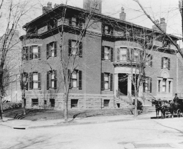 Photograph of the Phillips family home circa 1900