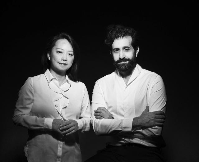 Photo of Karim Sulayman and Yi-heng Yang 