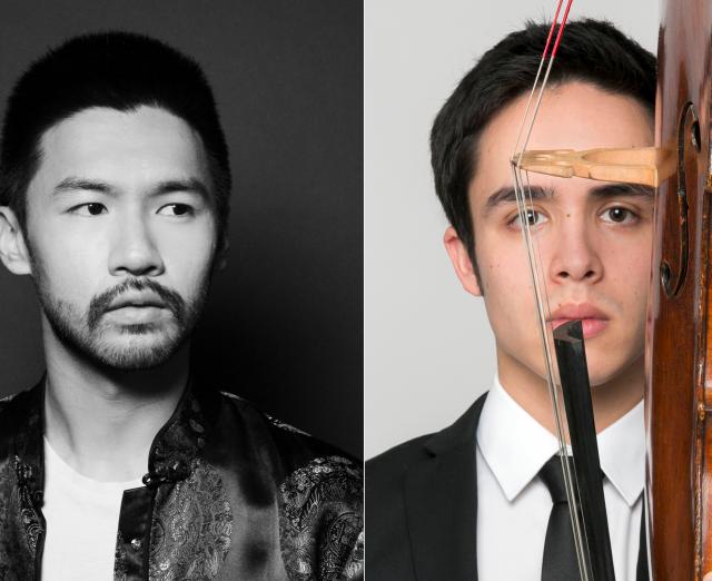 Composite Image of Conrad Tao and Jay Campbell