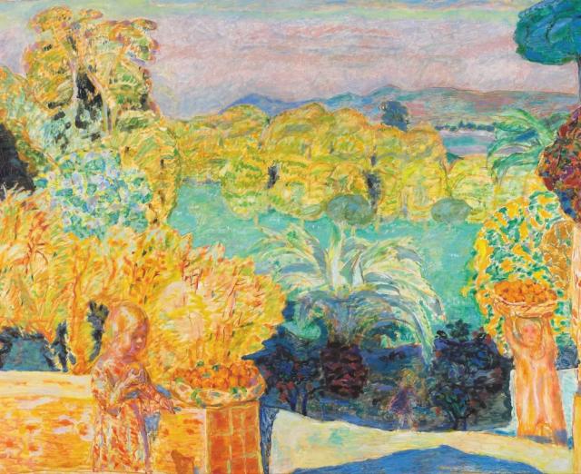 Pierre Bonnard colorful landscape of French Riviera
