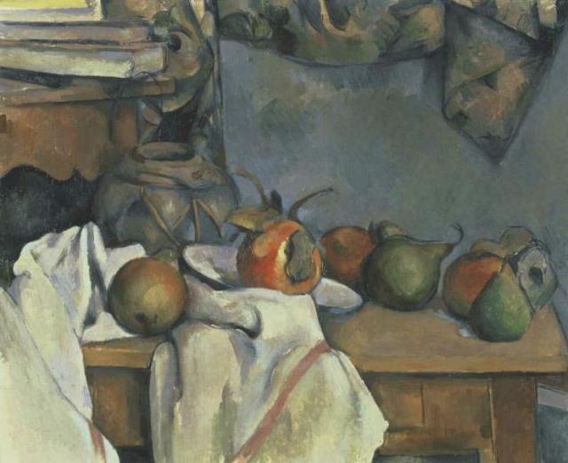 Paul Cézanne, Ginger Pot with Pomegranate and Pears, 1893
