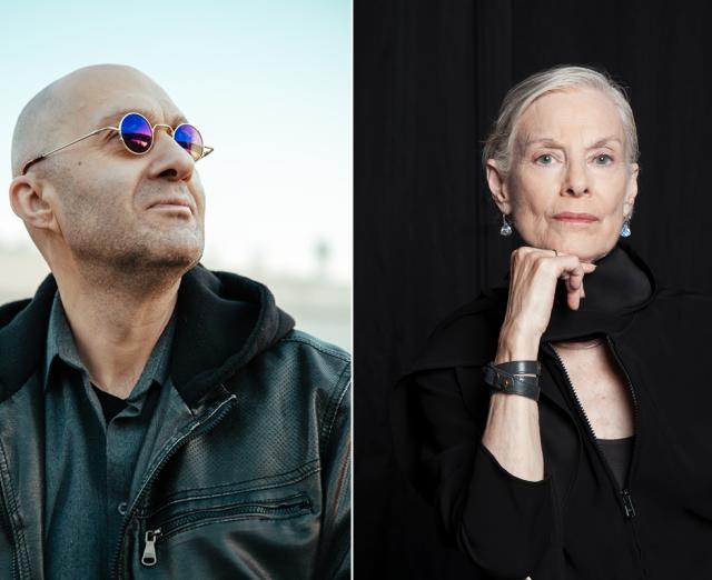 Anton Batagov and Lucinda Childs