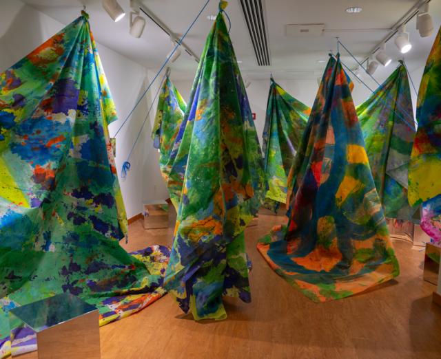 Art-Play-Practice installation at THEARC
