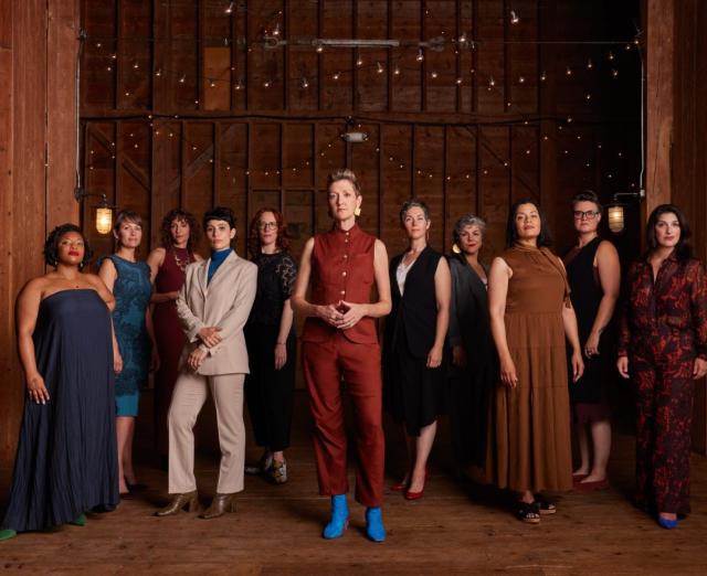 Lorelai Ensemble standing facing camera
