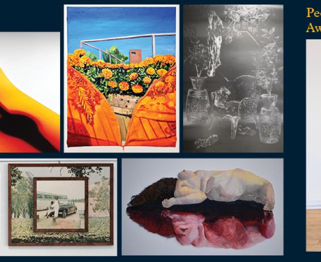 Collection of artworks featured in Tomorrow the Sun Will Rise: The Phillips Collection Juried Exhibition