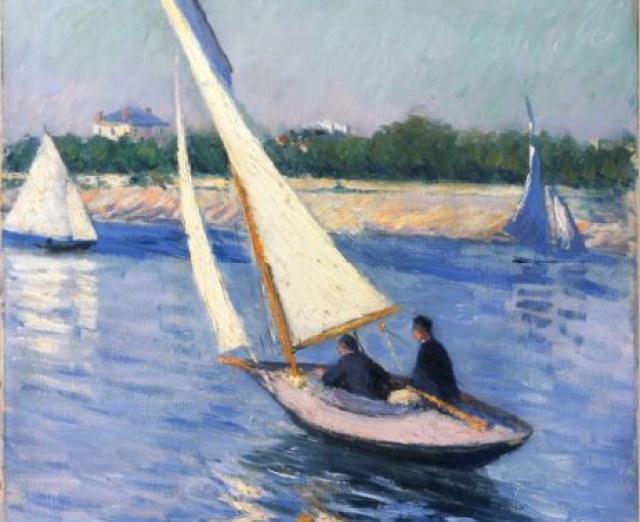 Gustave Caillebotte, Sailboats on the Seine at Argenteuil, 1893