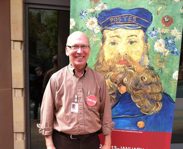 Chuck McCorkle standing in front of The Phillips Collection