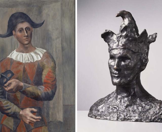 Collection Comparison_Picasso_Harlequin-Jester