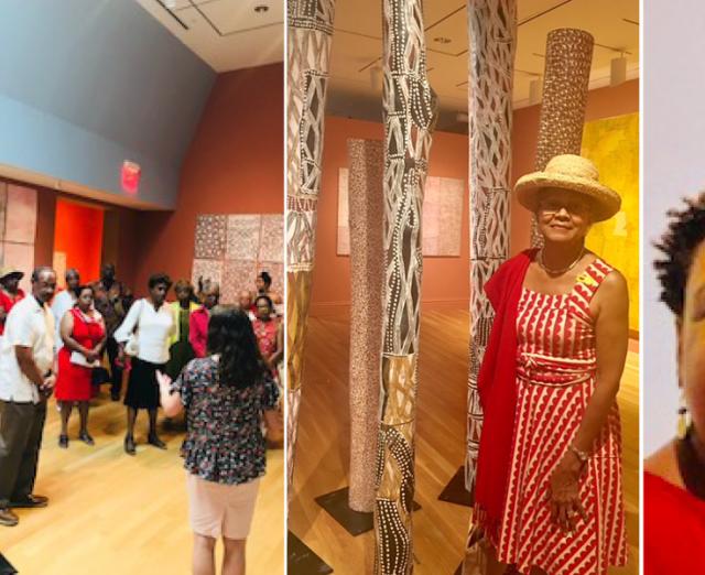 Members of the Delta Sigma Theta Sorority join The Phillips Collectionâs Chief Diversity Officer, Makeba Clay to exploreÂ Marking the Infinite.