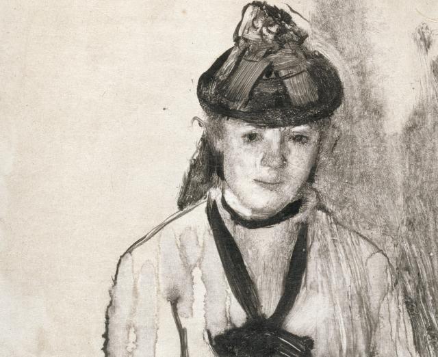 Edgar Degas, Portrait of Ellen AndrÃ©e, 1876