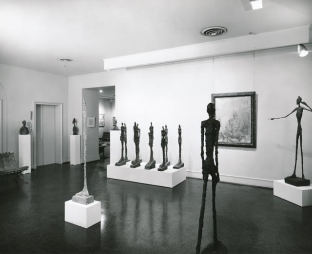 Giacometti exhibition, 1963. The Phillips Collection Archives, Washington DC.