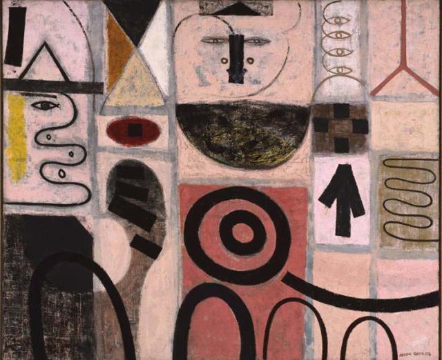 Adolph Gottlieb, The Seer, 1950. Oil on canvas, 59 3/4 x 71 5/8 in.