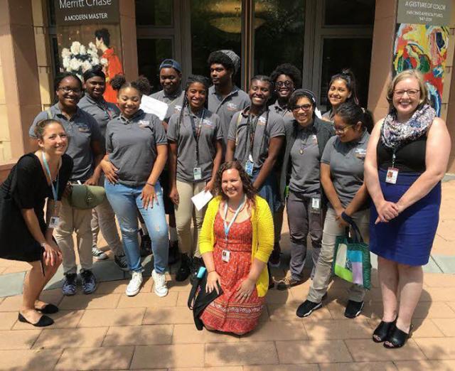Group photo at Phillips