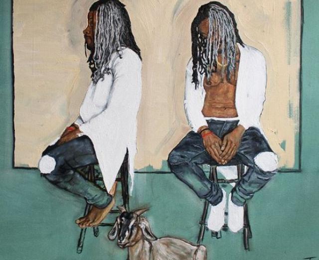 Joel Vincii, Declaration of The Goat, April 2019, Oil on canvas