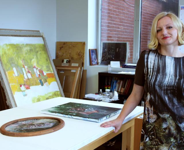 Justine Otto with work_AW