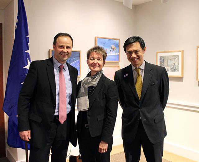 LHoffman-DK, Hoyt Yee, Bosnian embassy