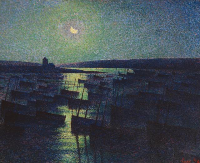 Luce_Camaret Moonlight Fishing Boats