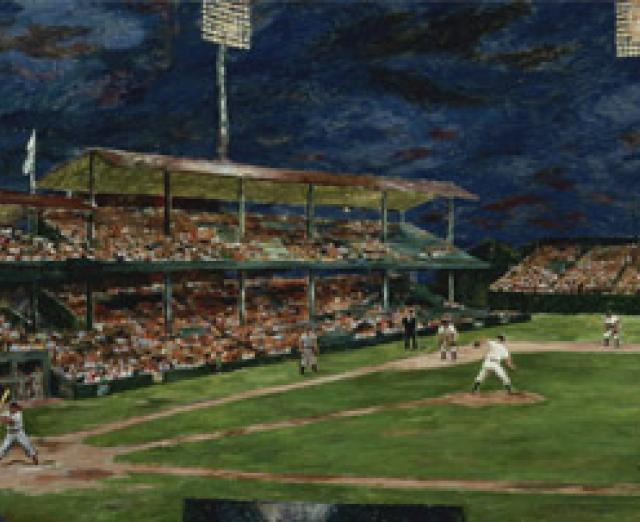 Marjorie Phillips Night Baseball