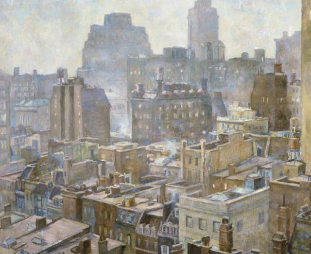 Marjorie Phillips, The City, 1922