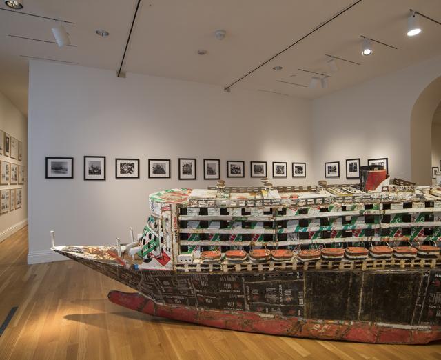 The Warmth of Other Suns installation view of Adel Abdessemed, Queen Mary II, La mère (The Mother)