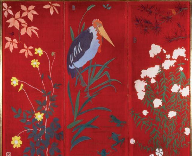 Pierre Bonnard's Stork and Four Frogs 