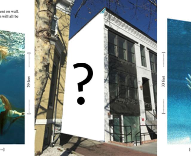 Street view of the wall space at 905 U Street