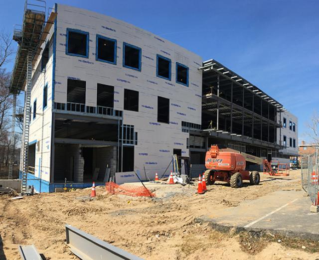 Phase III building construction of THEARC