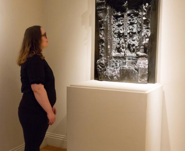 Auguste Rodin, Maquette for Gates of Hell, Bronze, On loan from the Collection of Iris Cantor
