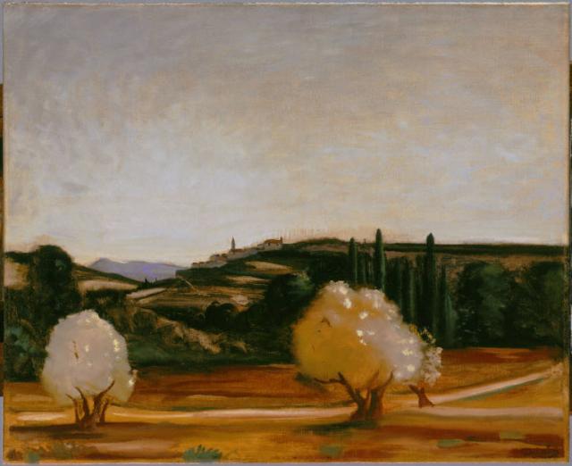 Andre Derain, "Southern France", created between 1925 and 1927, Oil on canvas, 29 7/8 x 36 5/8 in., The Phillips Collection, Acquired 1927; Â© 2015 Artists Rights Society (ARS), New York / ADAGP, Paris