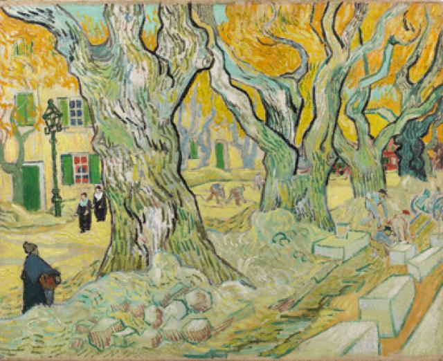 The Road Menders by Vincent van Gogh