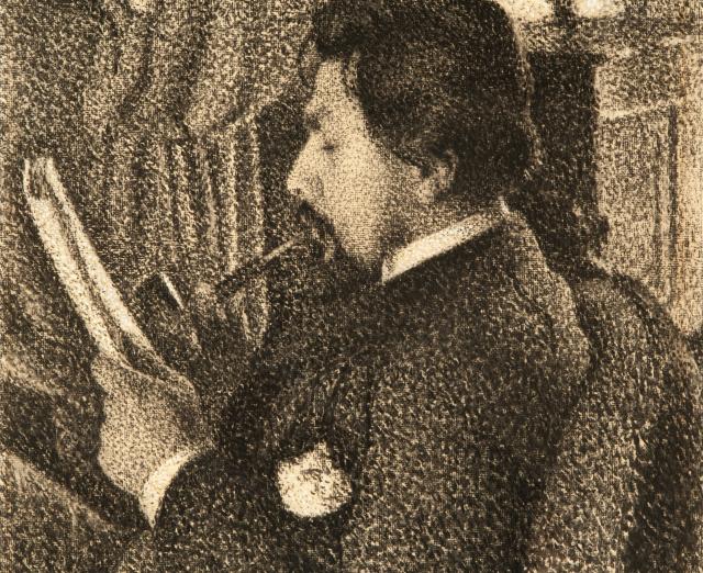 Georges Lemmen, Portrait of Jan Toorop, 1886